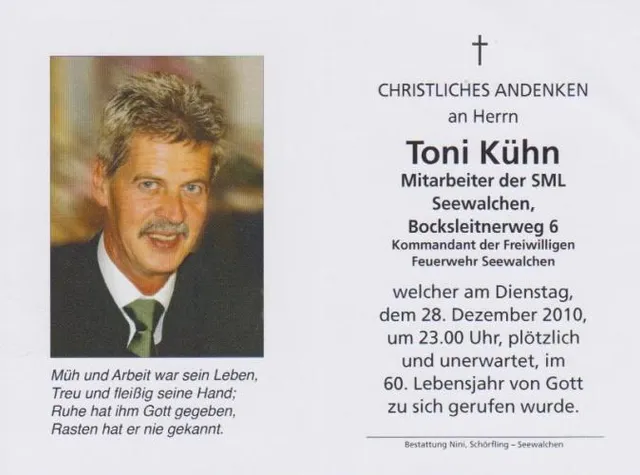 Begräbnis Anton Kühn