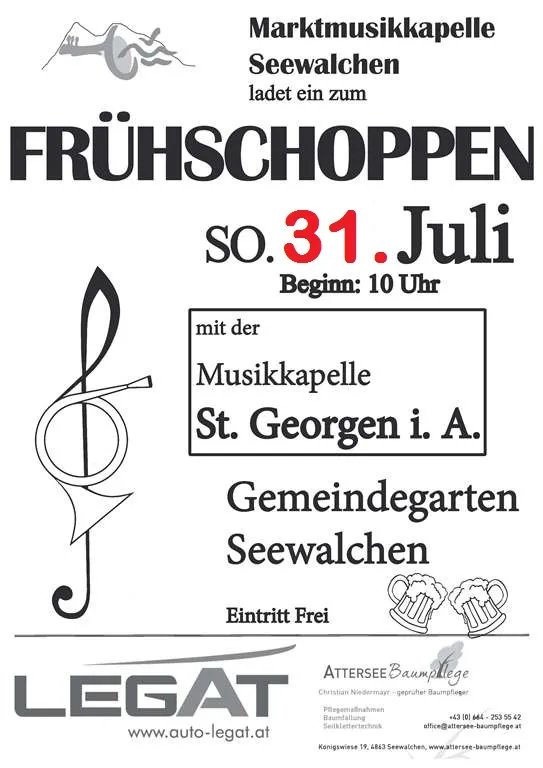 Frühschoppen der MMK Seewalchen