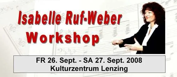 Kapellmeister - Seminar mit Isabelle Ruf-Weber